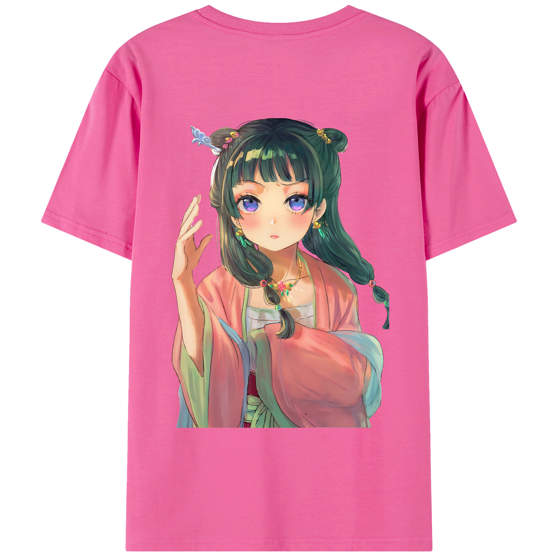 （画像用） 薬屋のひとりごと The Apothecary Diaries レディース半袖Tシャツ(バックプリント)